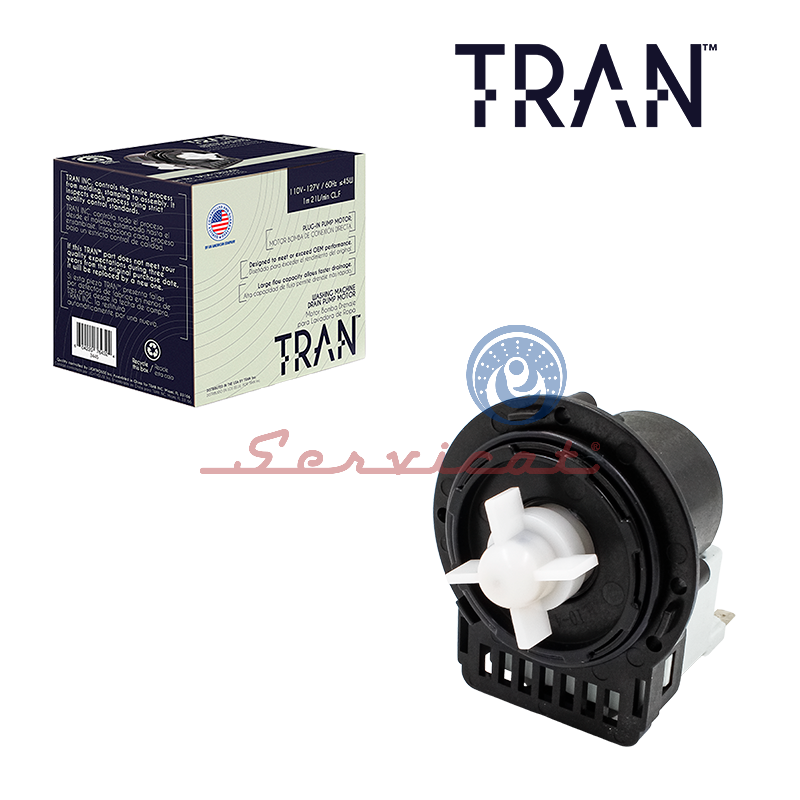 MOTOR DE BOMBA DE DRENAJE DE AGUA 45W TRAN LAVADORA LG - RCA
