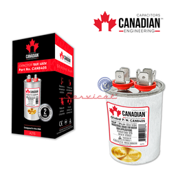 CAPACITOR DE MARCHA 15UF A 450VAC ORIGINAL CANADIAN AIRE ACONDICIONADO TODAS LAS MARCAS