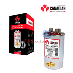 CAPACITOR DE MARCHA 20UF A 450VAC ORIGINAL CANADIAN AIRE ACONDICIONADO TODAS LAS MARCAS