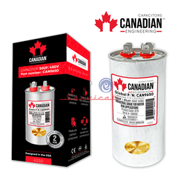 CAPACITOR DE MARCHA 50UF A 450VAC ORIGINAL CANADIAN AIRE ACONDICIONADO TODAS LAS MARCAS