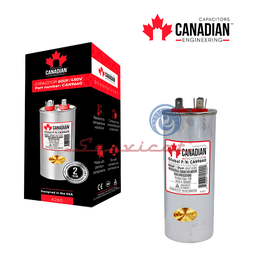 CAPACITOR DE MARCHA 60UF A 450VAC ORIGINAL CANADIAN AIRE ACONDICIONADO TODAS LAS MARCAS