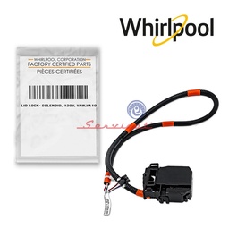 SEGURO DE PUERTA ELÉCTRICO 3 PINES - 120V ORIGINAL LAVADORA WHIRLPOOL