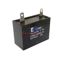CAPACITOR DE MARCHA 10UF A 210V REFRIGERADORA MABE - ELECTROLUX
