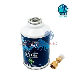 POTE DE GAS REFRIGERANTE R134A - 340GR ORIGINAL YETI REFRIGERADORA TODAS LAS MARCAS