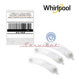 KIT DE DESLIZADORES CURVOS ORIGINAL LAVADORA WHIRLPOOL