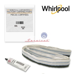 FELPA TRASERA DE TAMBOR PER:201CM - ØINT:64CM CON PEGAMENTO ORIGINAL SECADORA WHIRLPOOL