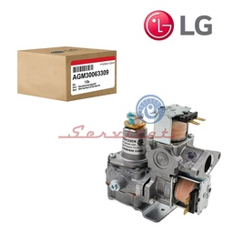 VÁLVULA DE GAS 2 SOLENOIDES - 0.5PSI ORIGINAL SECADORA LG