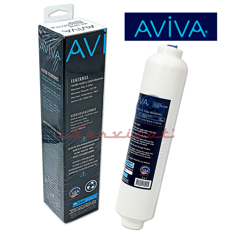 FILTRO DE AGUA EXTERNO 1500GAL AVIVA ICE MAKER REFRIGERADORA INDURAMA - MABE - SAMSUNG