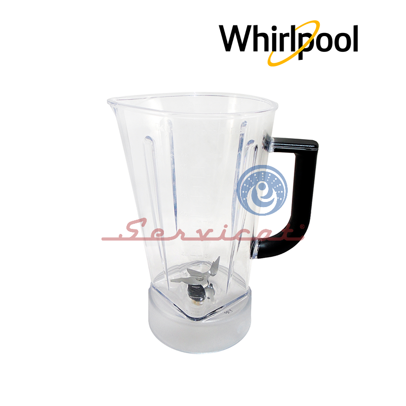 VASO DE PLÁSTICO COMPLETO 1.8 LITROS ORIGINAL LICUADORA KITCHENAID - WHIRLPOOL