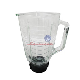 [791] COMBO VASO CLASICO VIDRIO Y BASE LICUADORA CUADRADO  OSTER