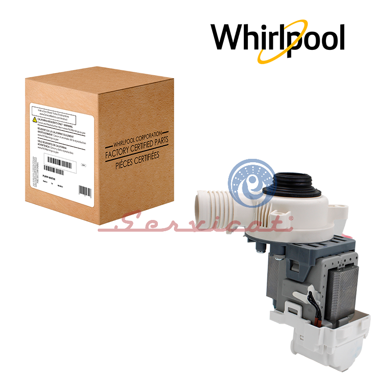 BOMBA DE AGUA ORIGINAL LAVADORA  WHIRLPOOL