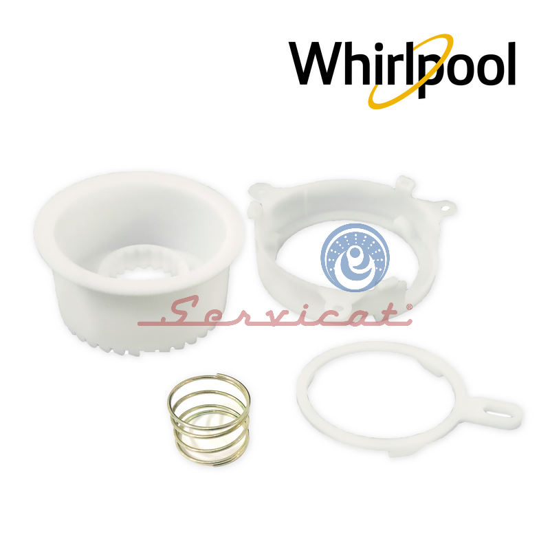 KIT CAME, ANILLO, RESORTE ORIGINAL LAVADORA HACEB - WHIRLPOOL