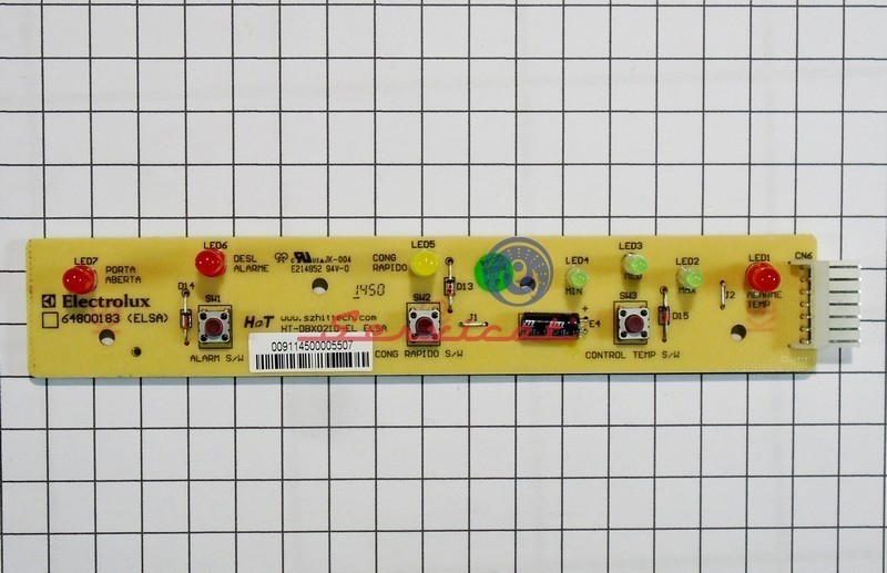 TARJETA ELECTRÓNICA DE CONTROL REFRIGERADORA FRIGIDAIRE - ELECTROLUX BRASILEÑA