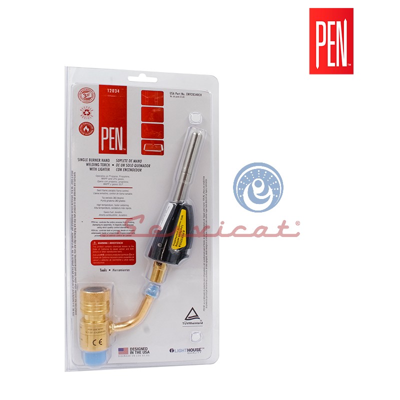 ANTORCHA DE SOLDADURA SIMPLE CON ENCENDEDOR SIN MANGUERA PEN POTE DE GAS MAPP TODAS LAS MARCAS