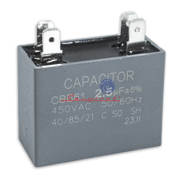 [12125] CAPACITOR DE MARCHA 2.5UF A 450VAC REFRIGERADORA MABE - ELECTROLUX