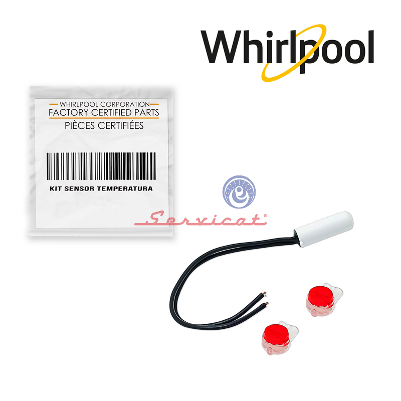 KIT SENSOR TEMPERATURA ORIGINAL REFRIGERADORA WHIRLPOOL BRASILERA