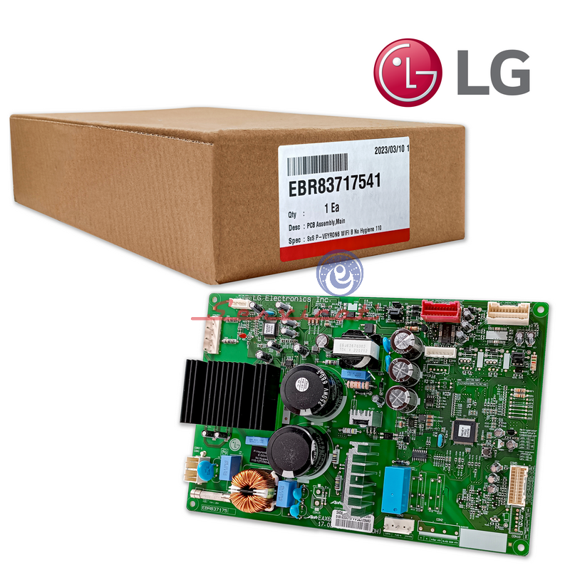 TARJETA ELECTRÓNICA DE CONTROL 8 CONECTORES - 110V ORIGINAL REFRIGERADORA LG INVERTER
