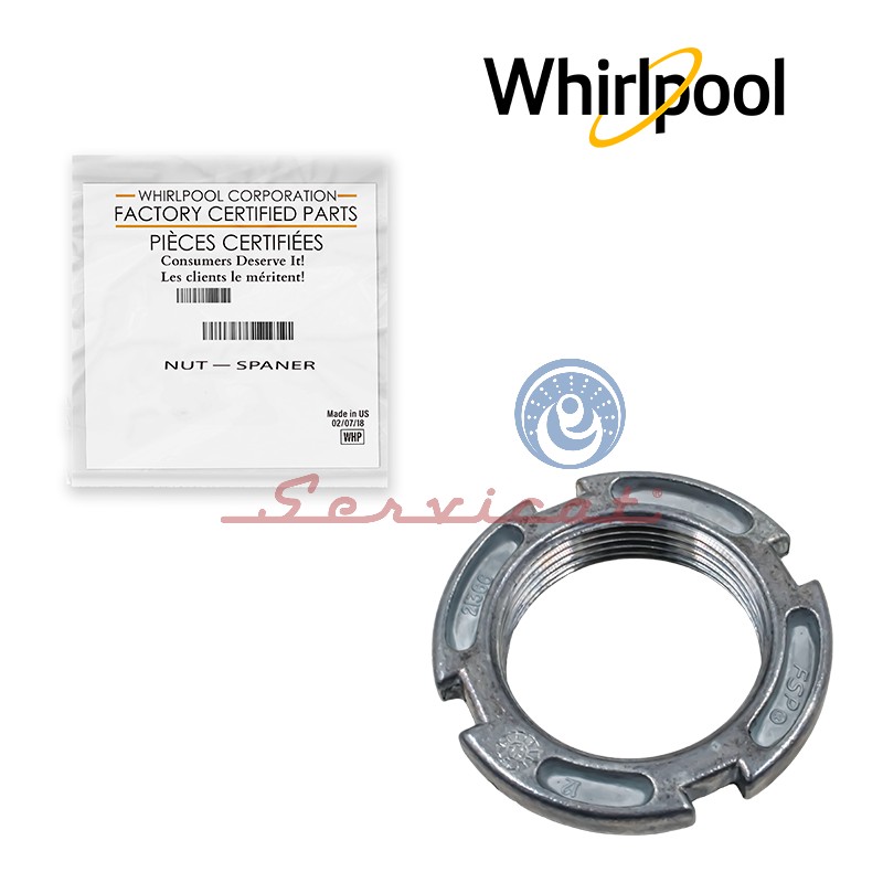 TUERCA DE TINA ØINT:4.1CM - ESP:1.3CM ORIGINAL LAVADORA WHIRLPOOL