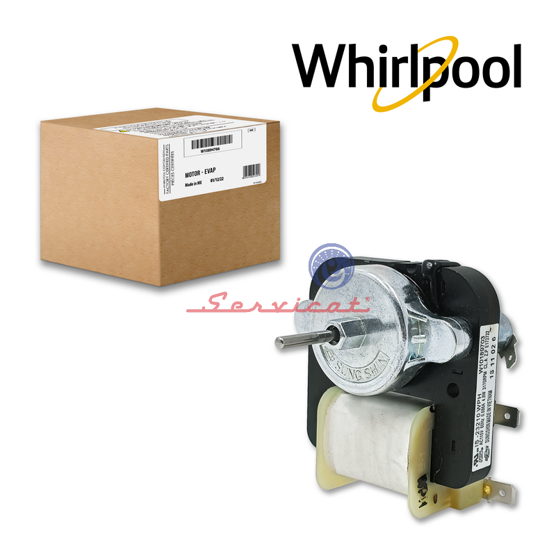 MOTOR VENTILADOR 4.8W ORIGINAL REFRIGERADORA WHIRLPOOL