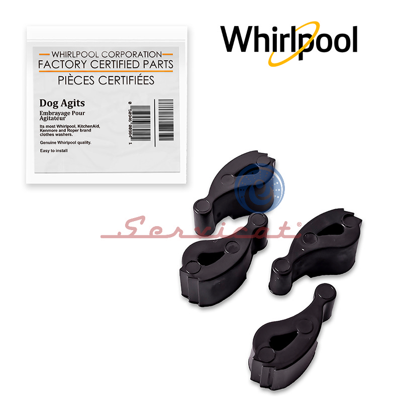 KIT DE ACOPLES DEL AGITADOR 3 ESTRÍAS ORIGINAL LAVADORA WHIRLPOOL