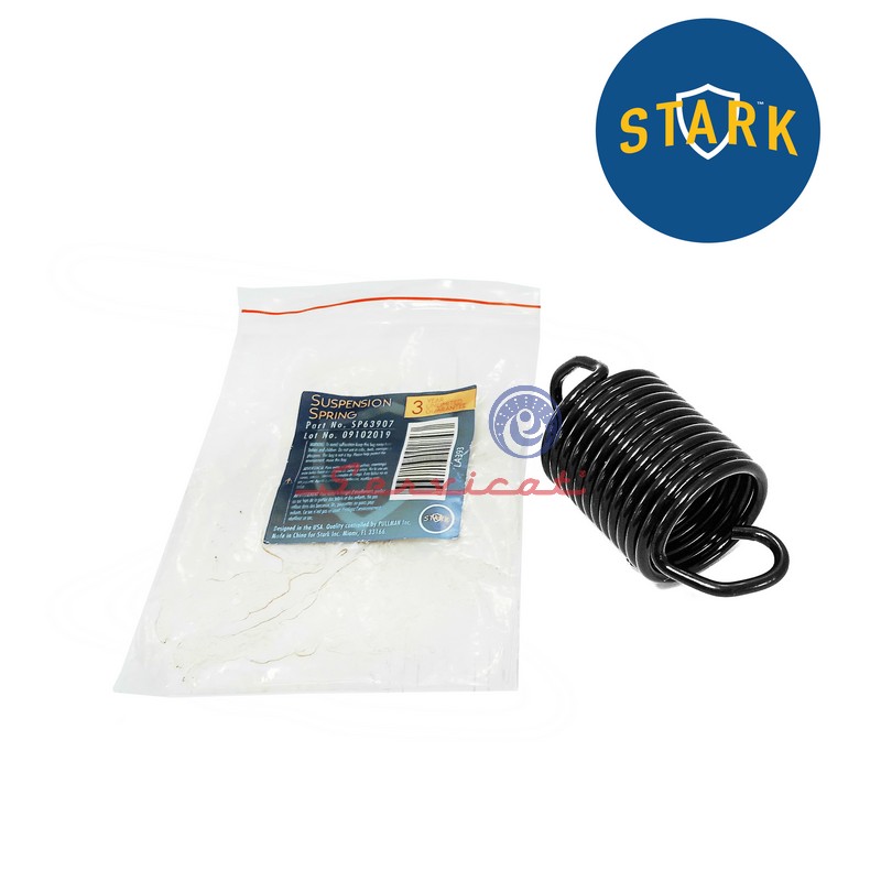 RESORTE DE SUSPENSIÓN DE TINA 12 ESPIRAS - LONG: 6.6CM STARK LAVADORA WHIRLPOOL