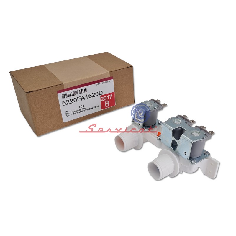 ELECTROVÁLVULA 3 SOLENOIDES - 110V A 120V LAVADORA LG