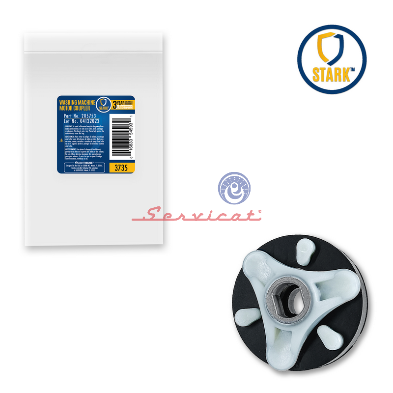 KIT DE ACOPLE DE UNIÓN DIRECTA DE MOTOR A TRANSMISIÓN STARK LAVADORA WHIRLPOOL