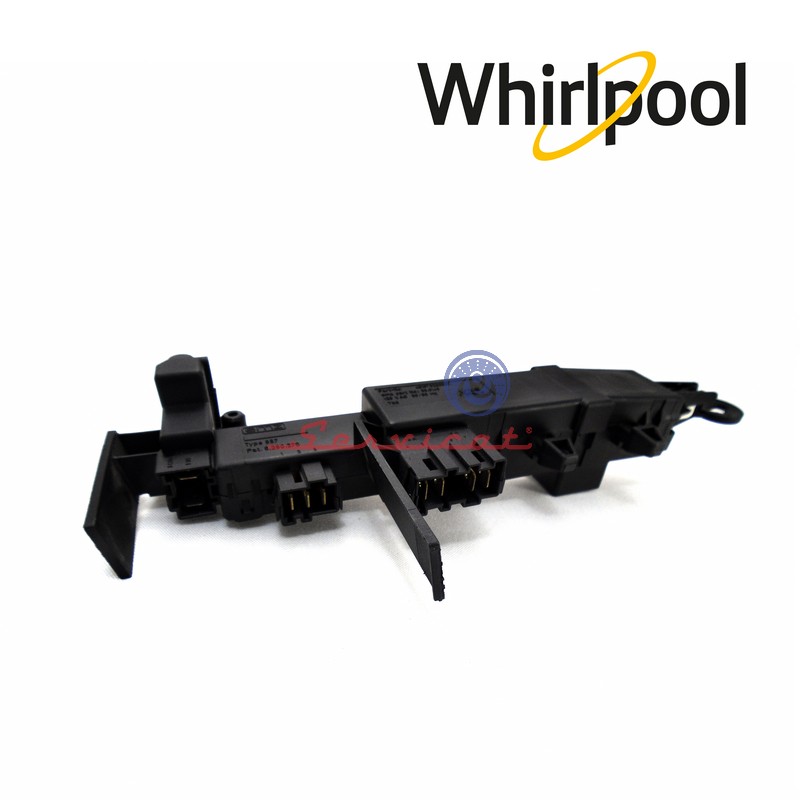 SWITCH PUERTA 4 TERMINALES ORIGINAL LAVADORA WHIRLPOOL