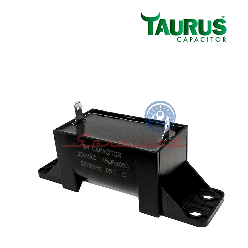 CAPACITOR DE MARCHA 45UF A 250VAC TAURUS LAVADORA SAMSUNG