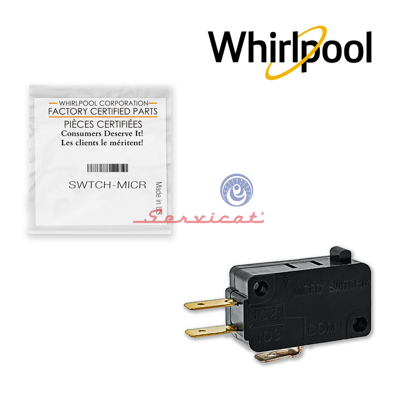 SOLO MICROSWITCH LAVADORA GENERAL ELECTIC - MABE - WHIRLPOOL