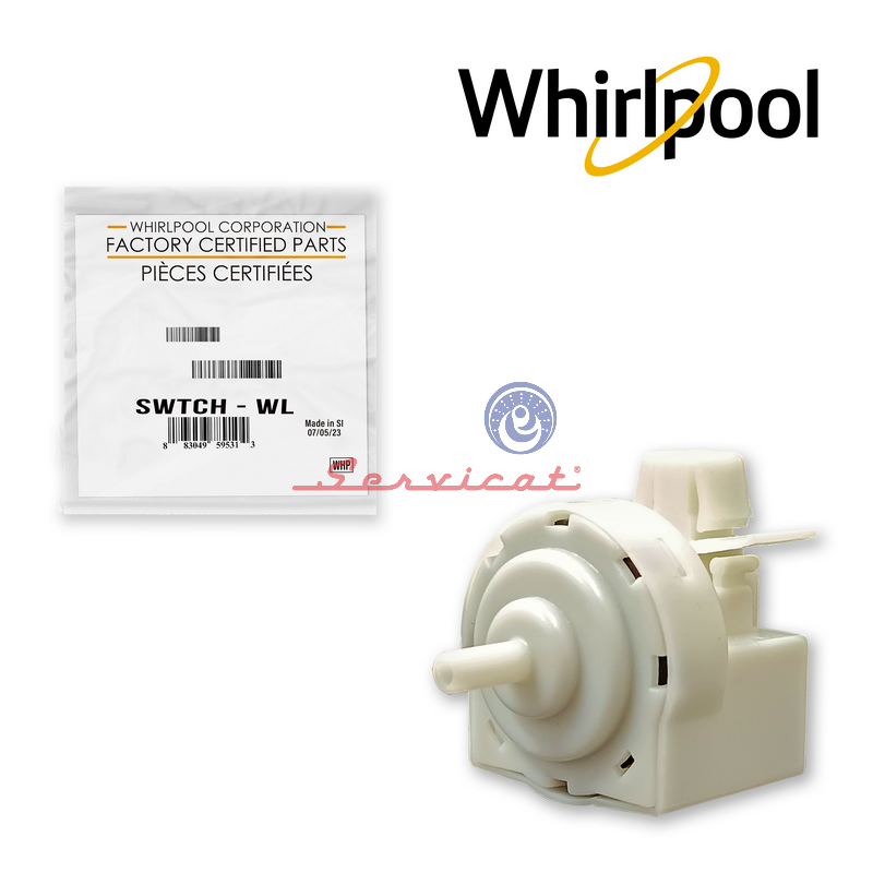 PRESOSTATO/NIVEL DE AGUA ELECTRÓNICO ORIGINAL LAVADORA WHIRLPOOL