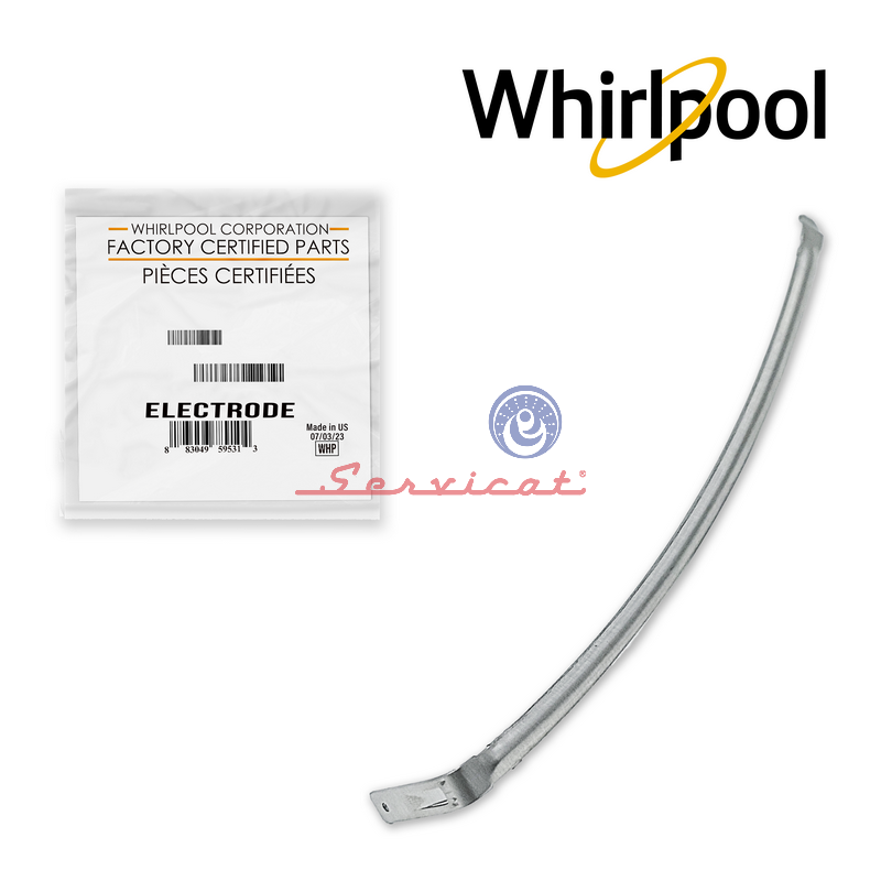 SENSOR TIPO ELECTRODO DE DETECCIÓN DE HUMEDAD 17 CM ORIGINAL SECADORA WHIRLPOOL