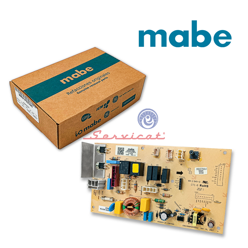 TARJETA ELECTRÓNICA DE CONTROL 18KG-20KG LAVADORA MABE