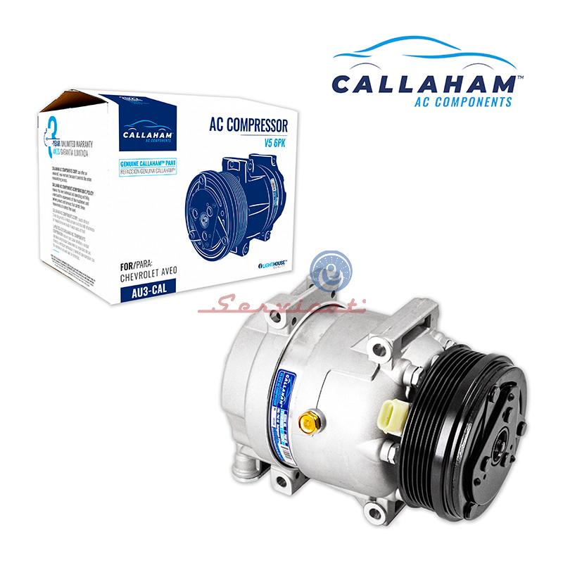 COMPRESOR 6PK CALLAHAM AIRE ACONDICIONADO AUTOMOTRIZ CHEVROLET AVEO