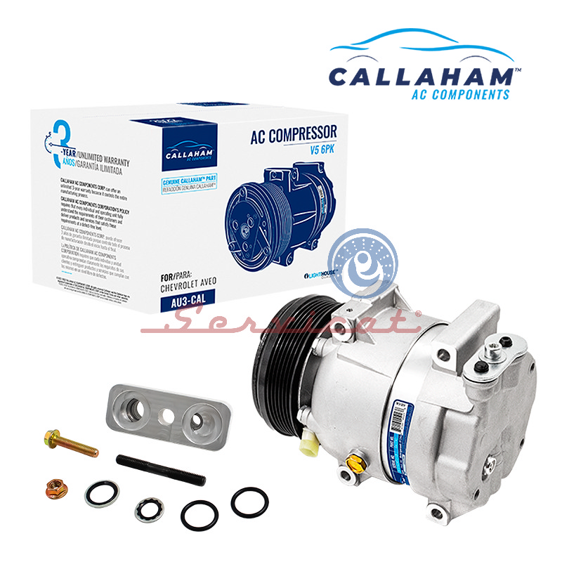 COMPRESOR AUTOMOTRIZ 5V - 6PK CALLAHAM AIRE ACONDICIONADO CHEVROLET AVEO