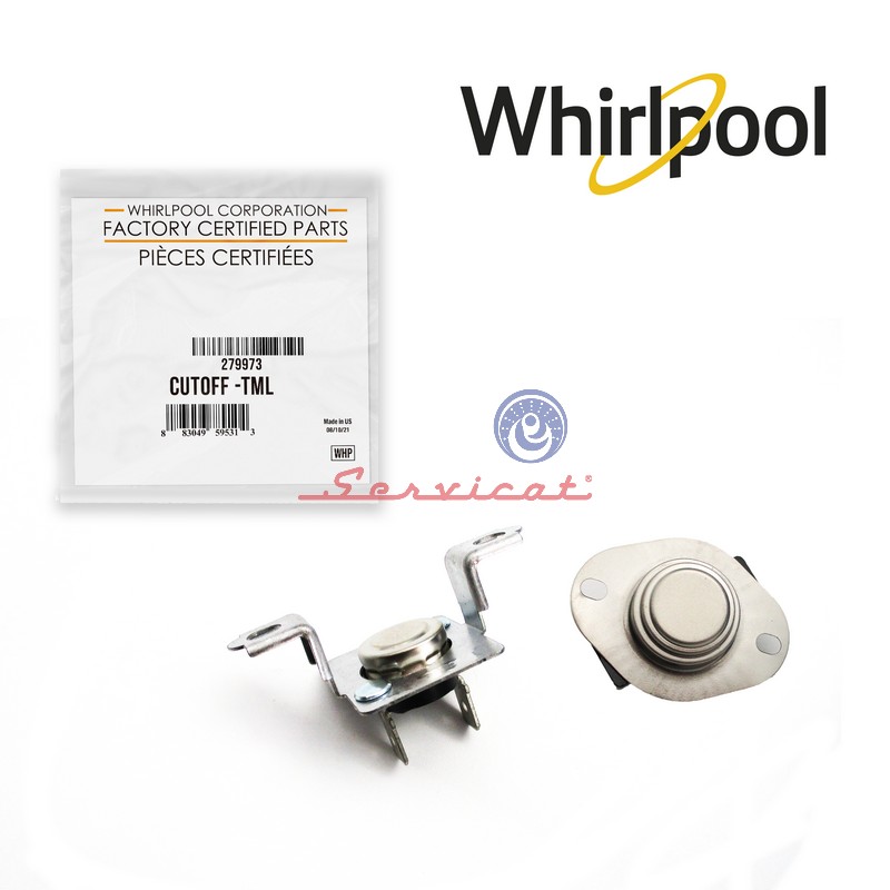 KIT TERMOSTATO Y FUSIBLE TÉRMICO ORIGINAL SECADORA WHIRLPOOL