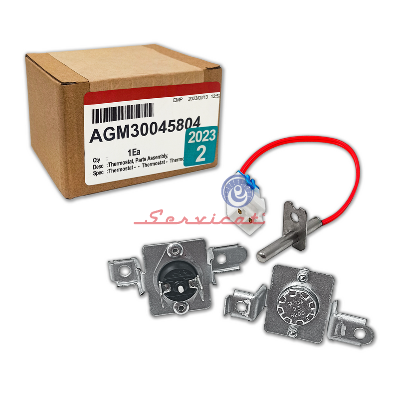 KIT DE TERMOSTATO - FUSIBLE TÉRMICO - TERMISTOR SECADORA LG