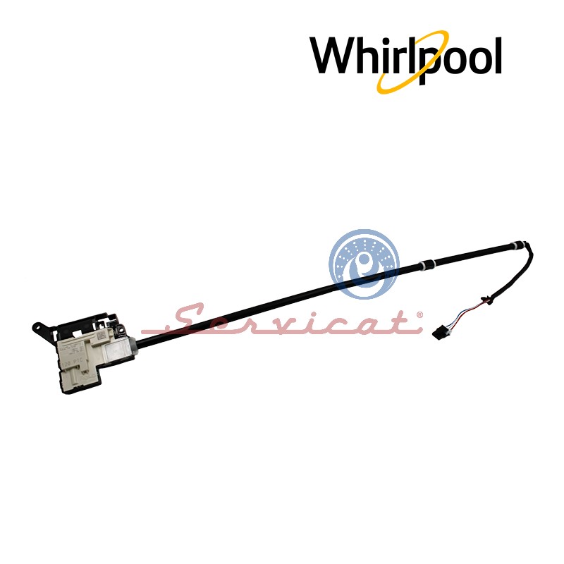 SWITCH DE PUERTA LARGO 3 PINES ORIGINAL LAVADORA WHIRLPOOL