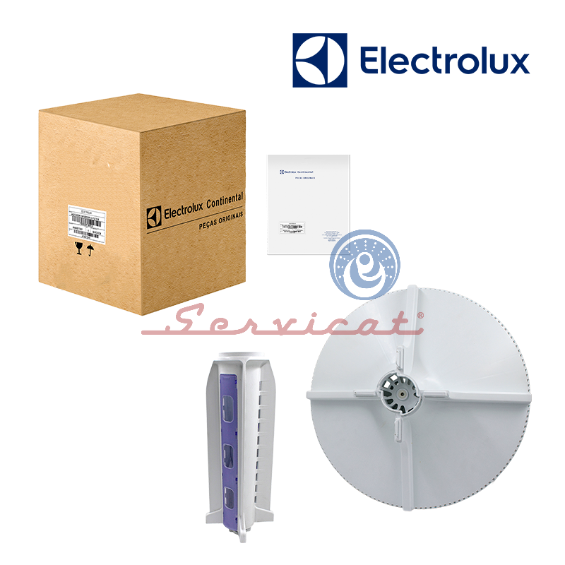 KIT AGITADOR INFERIOR Y SUPERIOR ORIGINAL LAVADORA ELECTROLUX
