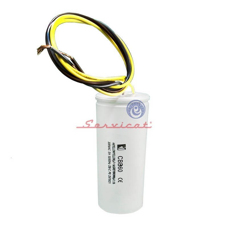 CAPACITOR DE MARCHA 44 + 14UF A 300VAC LAVADORA ELECTROLUX - FRIGIDAIRE