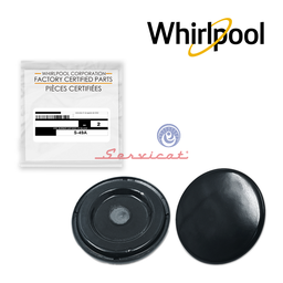 KIT TAPA/ESPARTALLAMA QUEMADOR 8CM ORIGINAL COCINA WHIRLPOOL MEXICANA