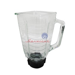 VASO DE VIDRIO CON BASE 1.25 LITROS LICUADORA OSTER