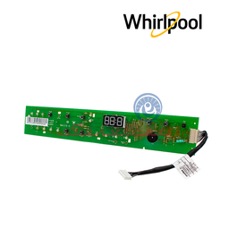 TARJETA ELECTRÓNICA DE CONTROL 1 CONECTOR - 120V ORIGINAL LAVADORA WHIRLPOOL