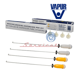 KIT BARRAS DE SUSPENSIÓN 72.5CM VAPUR LAVADORA ELECTROLUX