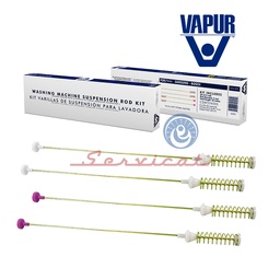 KIT BARRAS DE SUSPENSIÓN 63.5CM VAPUR LAVADORA SAMSUNG - BOSCH