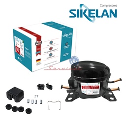 COMPRESOR 1/10HP - R134A - LBP ORIGINAL SIKELAN REFRIGERADORA TODAS LAS MARCAS