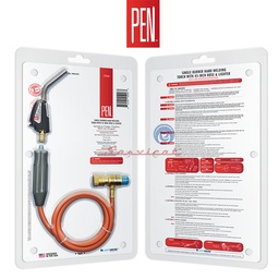 ANTORCHA DE SOLDADURA SIMPLE CON ENCENDEDOR Y MANGUERA PEN POTE DE GAS MAPP TODAS LAS MARCAS