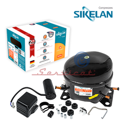 COMPRESOR 1/5HP - R600A - LBP ORIGINAL SIKELAN REFRIGERADORA TODAS LAS MARCAS