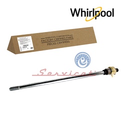 EJE METÁLICO DE AGITADOR 19 ESTRÍAS ORIGINAL LAVADORA WHIRLPOOL