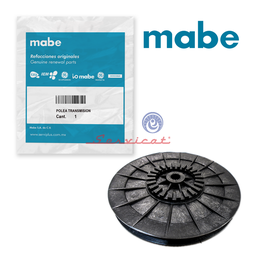 POLEA PLASTICA PARA TRANSMISIÓN ESPACIAL LAVADORA MABE